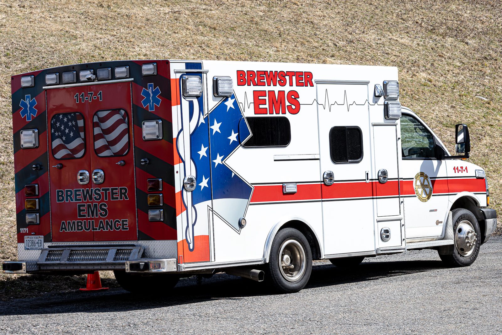 Placeholder photo of a Type I ambulance